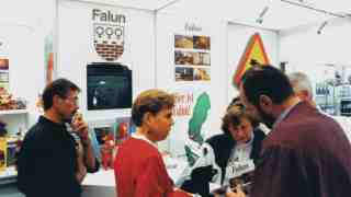 NOW Commons: die Partnerstadt Falun auf der GÜWA, Michaeliswoche Gütersloh 1995