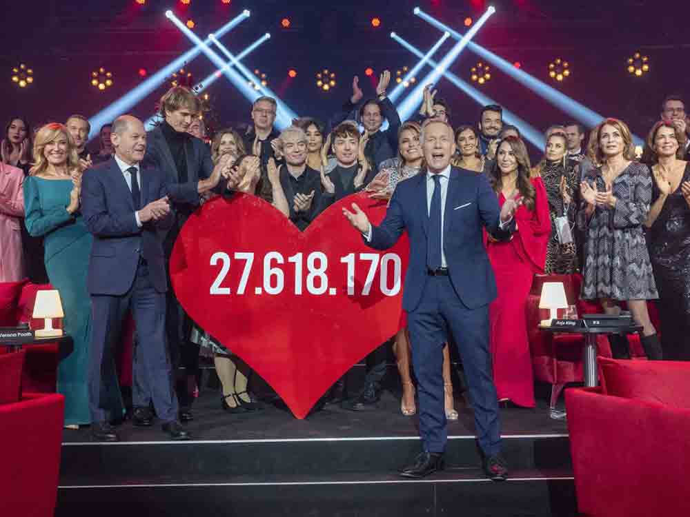 Einfach herzensgut: 27.618.170 Euro bei »Ein Herz für Kinder« 2021 für Kinder in Not Einfach herzensgut: 27.618.170 Euro bei »Ein Herz für Kinder« 2021 für Kinder in Not