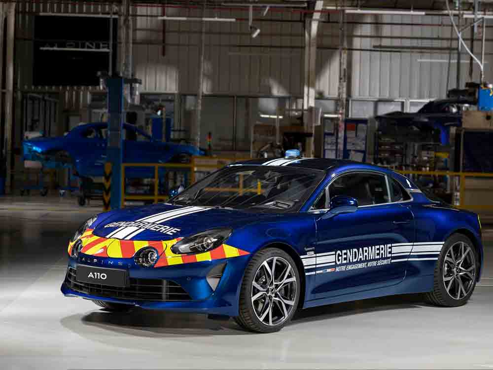 Schnelle Eingreiftruppe ordert 26 Sportwagen, französische Gendarmerie setzt auf die Alpine A110 Schnelle Eingreiftruppe ordert 26 Sportwagen, französische Gendarmerie setzt auf die Alpine A110