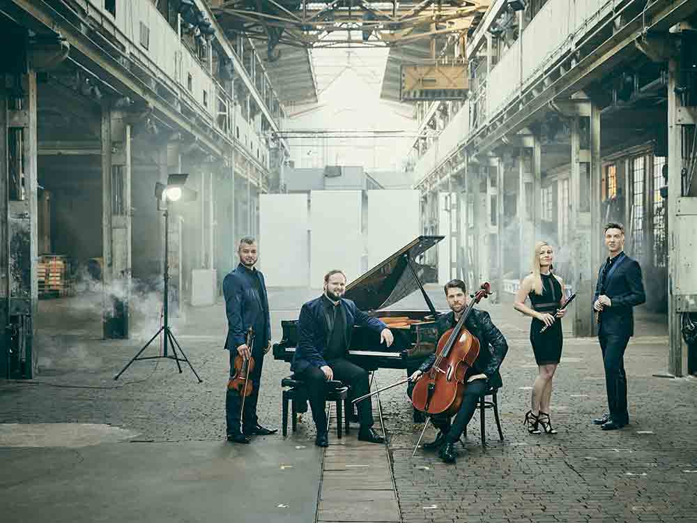 »Kultur Räume Gütersloh«, Bach, Berio und Beatles musikalisch vereint, das Quintett »Spark« »Kultur Räume Gütersloh«, Bach, Berio und Beatles musikalisch vereint, das Quintett »Spark«