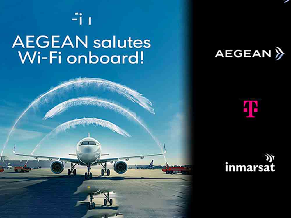 Aegan bietet Fluggästen schnelles Internet mit EAN