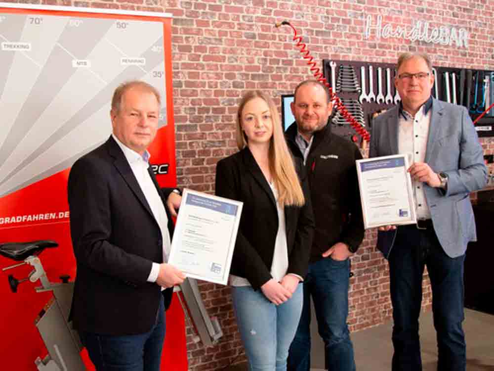 Radeln ohne Rückenschmerz, Ratgeberseite und Bikefitting System erhalten AGR Gütesiegel