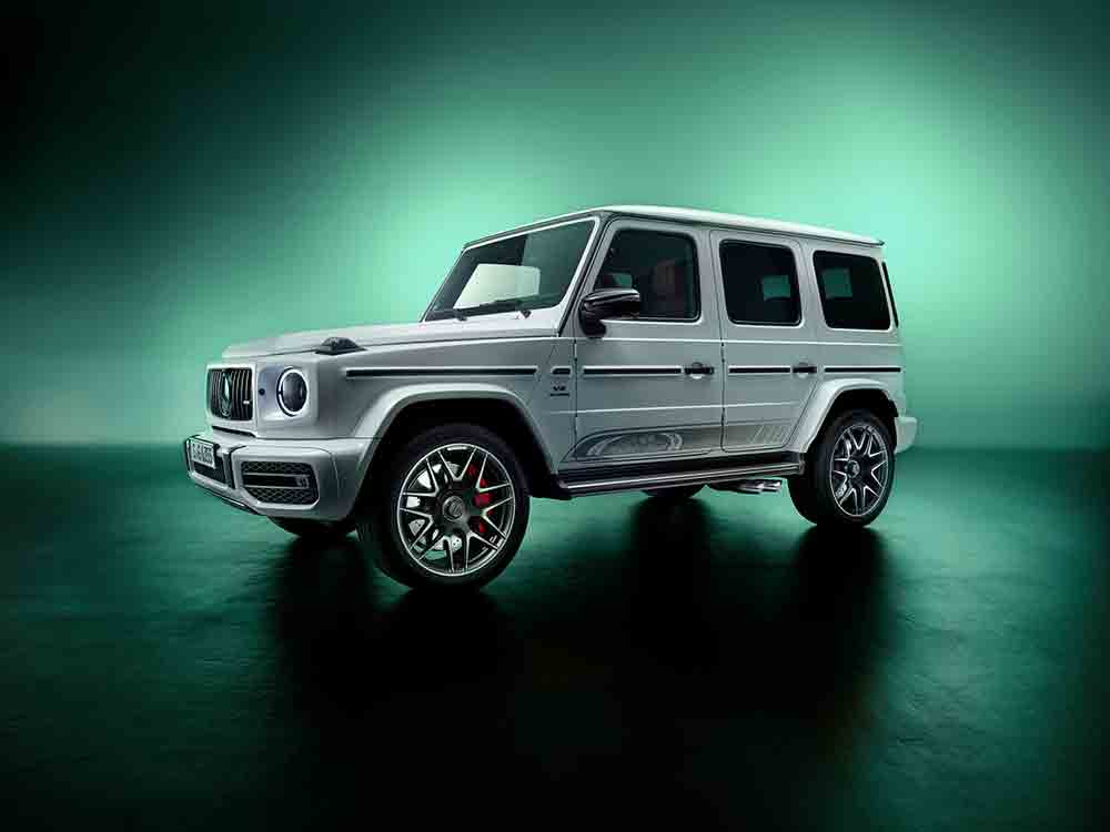 Mercedes AMG G 63 »Edition 55«, exklusives Sondermodell zum Jubiläum »55 Jahre AMG« Mercedes AMG G 63 »Edition 55«, exklusives Sondermodell zum Jubiläum »55 Jahre AMG«