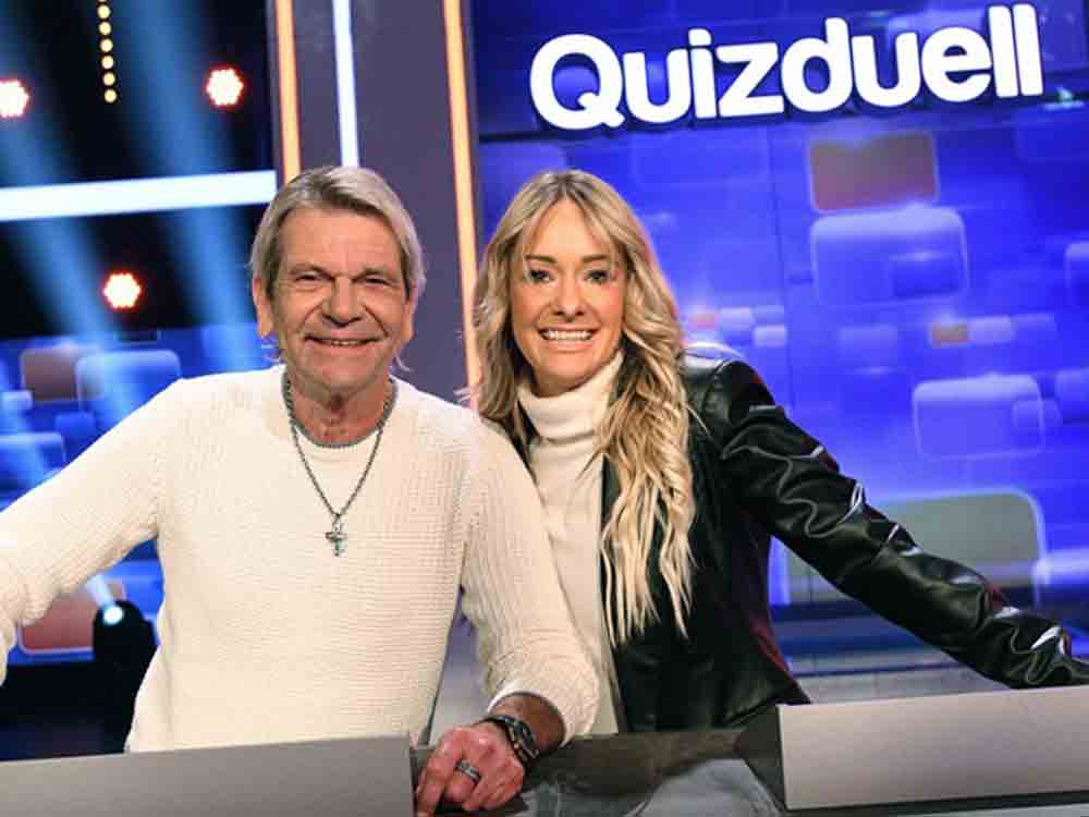 Schlager Ehepaar gegen den »Quizduell Olymp«, Christin Stark und Matthias Reim zu Gast bei Jörg Pilawa am Freitag, 25. März 2022, 18.50 Uhr im Ersten