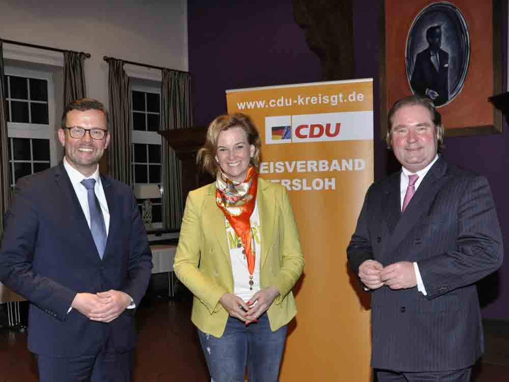 Gütersloh, Minister Lienenkämper zu Stabilität und Wachstum für NRW Gütersloh, Minister Lienenkämper zu Stabilität und Wachstum für NRW