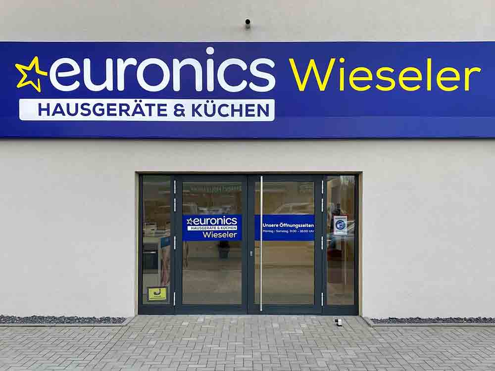 Neueröffnung mit frischem POS Konzept, Euronics Wieseler macht Hausgeräte und Küchen hautnah erlebbar Neueröffnung mit frischem POS Konzept, Euronics Wieseler macht Hausgeräte und Küchen hautnah erlebbar