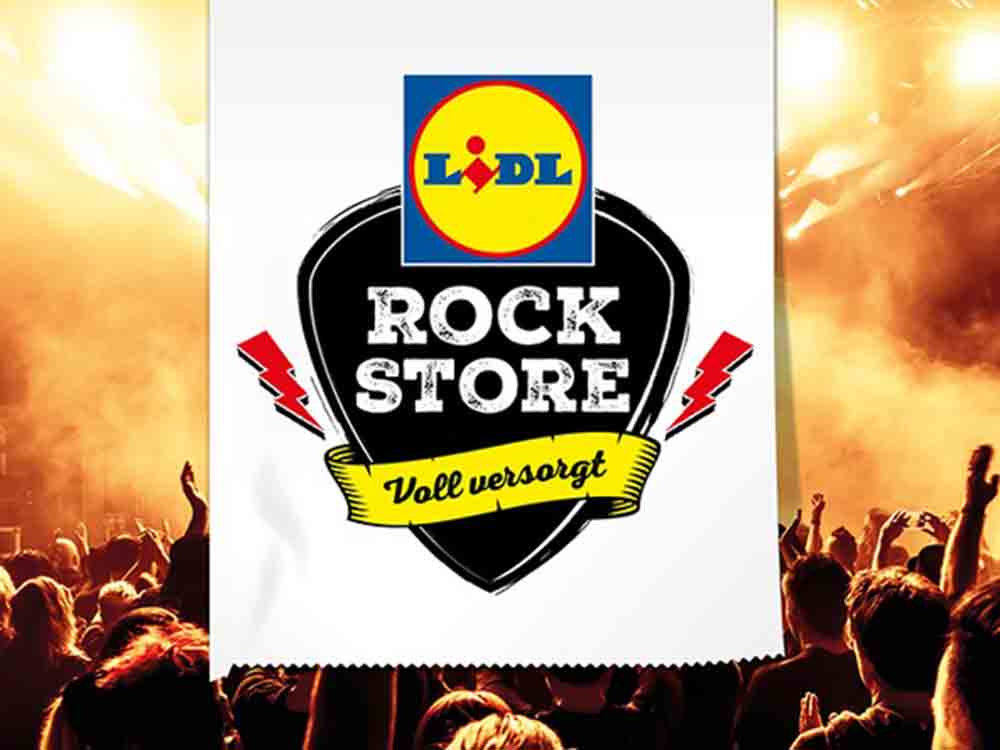 »Voll versorgt« feiern. Lidl als Headliner mit Festivalfilialen bei Rock am Ring, Rock im Park und erstmals Airbeat One, 2022