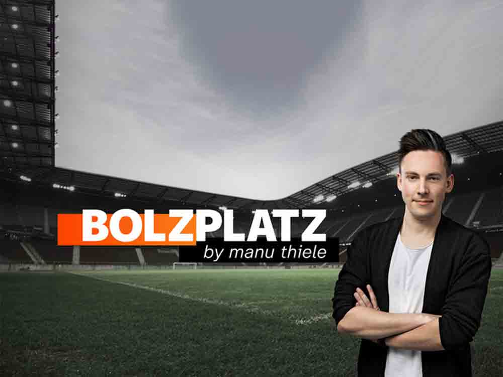 »Bolzplatz«, neues Fußballmagazin mit Manu Thiele in der ZDF Mediathek »Bolzplatz«, neues Fußballmagazin mit Manu Thiele in der ZDF Mediathek