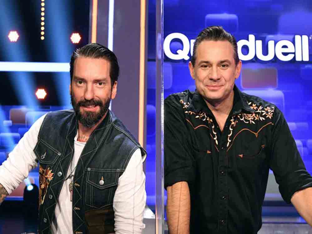 Rocken The Boss Hoss den »Quizduell Olymp«? Alec Völkel und Sascha Vollmer zu Gast bei Jörg Pilawa, Freitag, 6. Mai 2022 um 18.50 Uhr im Ersten Rocken The Boss Hoss den »Quizduell Olymp«? Alec Völkel und Sascha Vollmer zu Gast bei Jörg Pilawa, Freitag, 6. Mai 2022 um 18.50 Uhr im Ersten