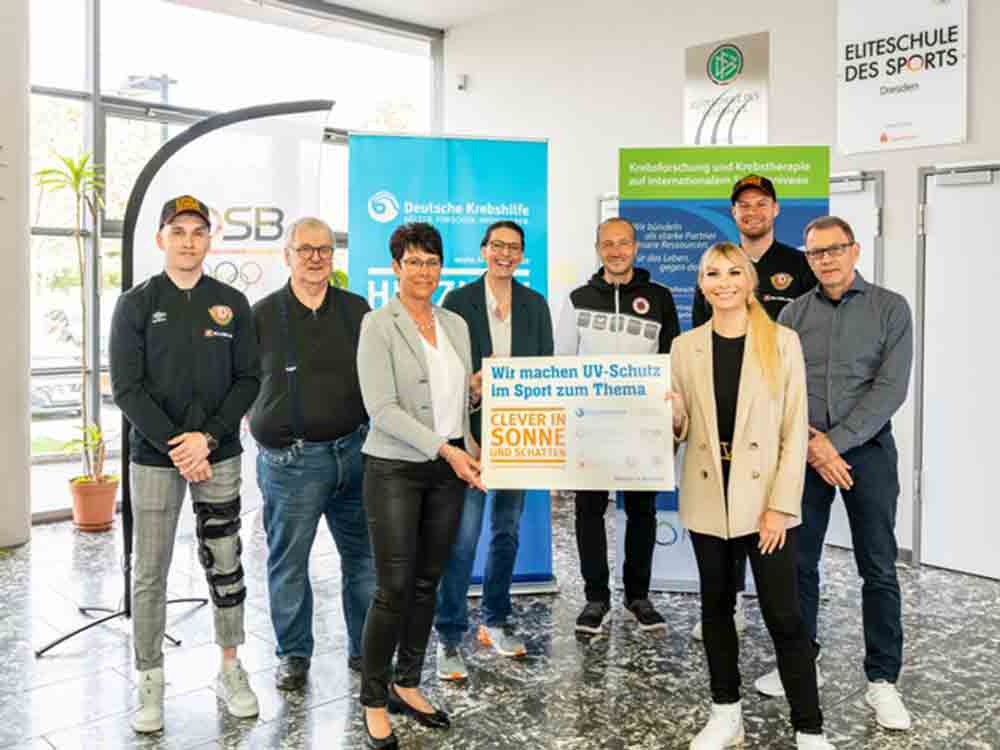 Deutsche Krebshilfe, clever in Sonne und Schatten, nachhaltiger Sonnenschutz für junge Sportler Deutsche Krebshilfe, clever in Sonne und Schatten, nachhaltiger Sonnenschutz für junge Sportler