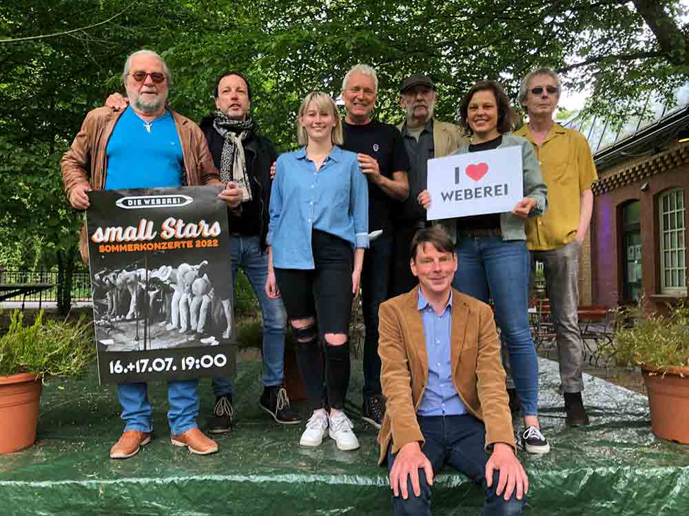 Gütersloh, Sommerbühne im Bürgerkiez, Weberei lädt Gütersloher Small Stars zum Open Air Konzert Gütersloh, Sommerbühne im Bürgerkiez, Weberei lädt Gütersloher Small Stars zum Open Air Konzert