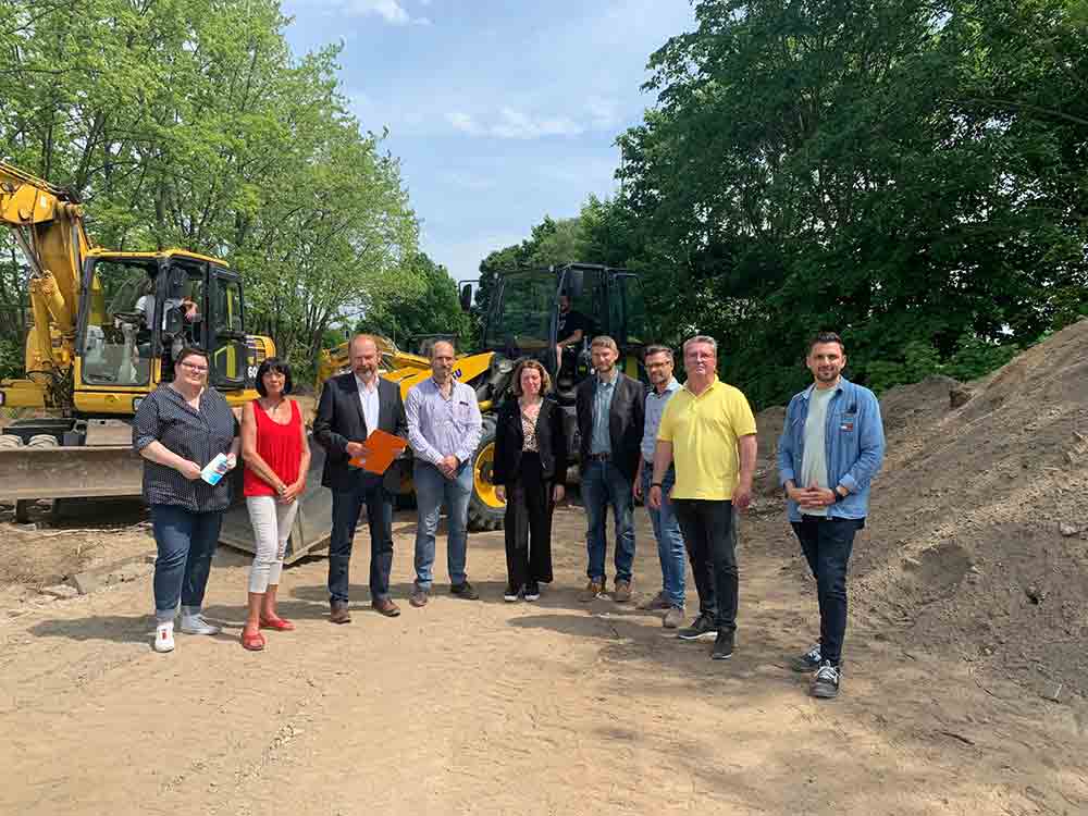 Bad Salzuflen, 1. Spatenstich für Millionenmaßnahme am Schulzentrum Aspe Bad Salzuflen, 1. Spatenstich für Millionenmaßnahme am Schulzentrum Aspe