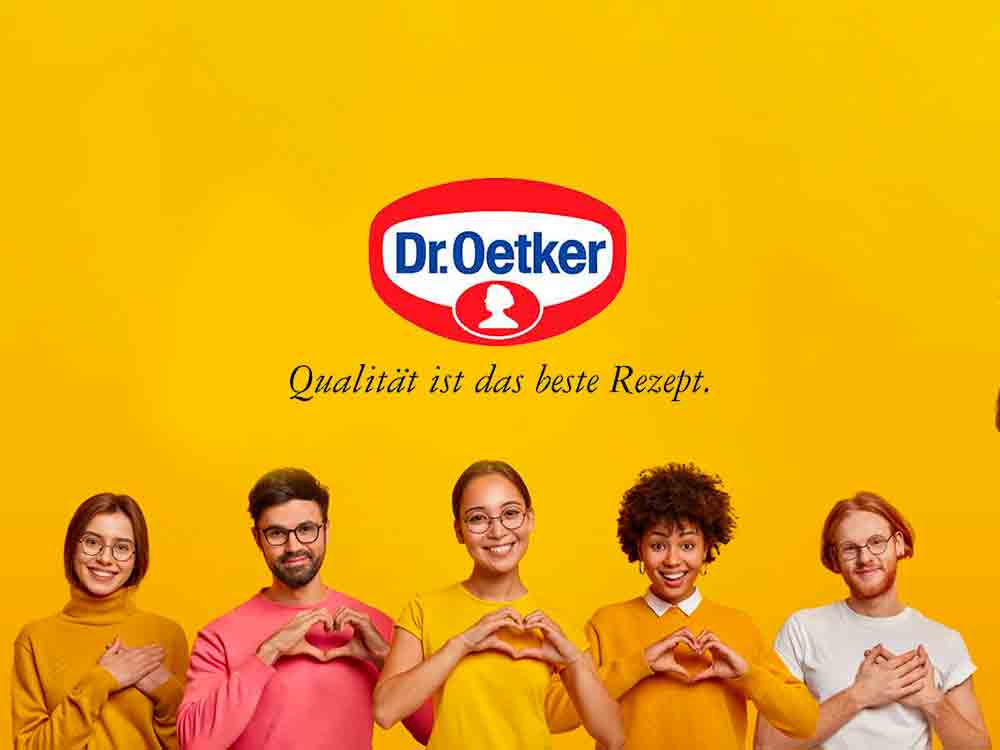 Bielefeld, »Most Trusted Brand 2022«, Dr. Oetker bedankt sich für das Vertrauen