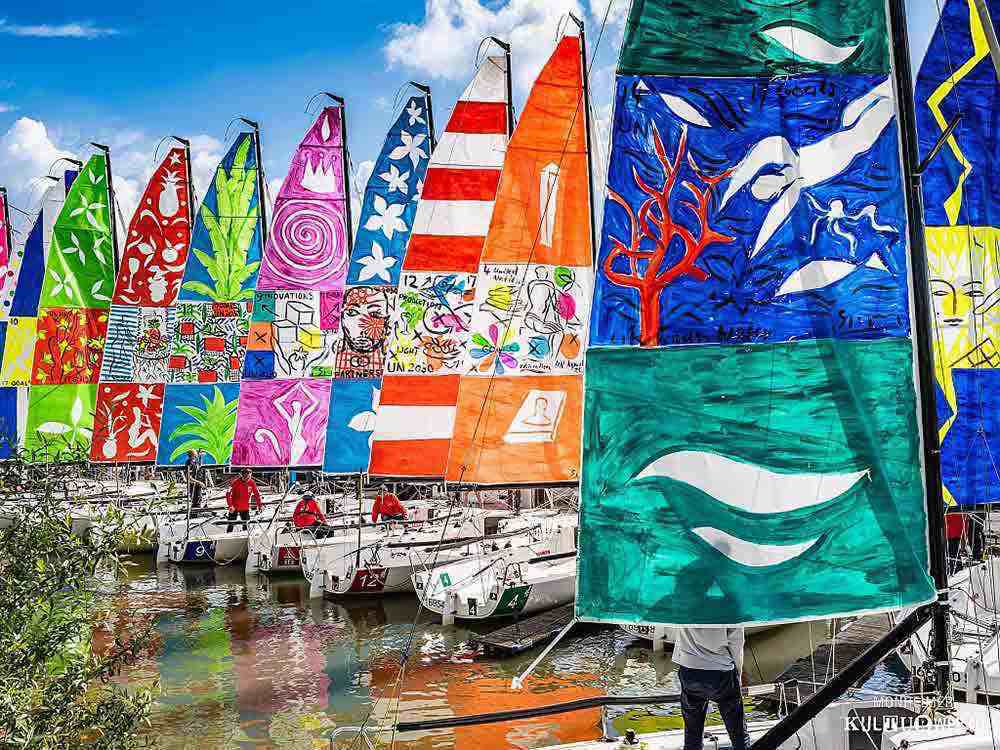 Paris, UNESCO Headquarter, UN World Oceans Day, deutscher Künstler Stefan Szczesny präsentiert Sailing#Art4GlobalGoals Paris, UNESCO Headquarter, UN World Oceans Day, deutscher Künstler Stefan Szczesny präsentiert Sailing#Art4GlobalGoals