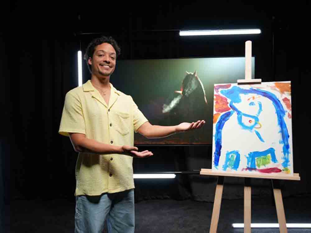 Eine animalische Kunstgeschichte, Tier Art mit Comedian Aurel Mertz, neue 5 teilige Reihe in 3sat Eine animalische Kunstgeschichte, Tier Art mit Comedian Aurel Mertz, neue 5 teilige Reihe in 3sat