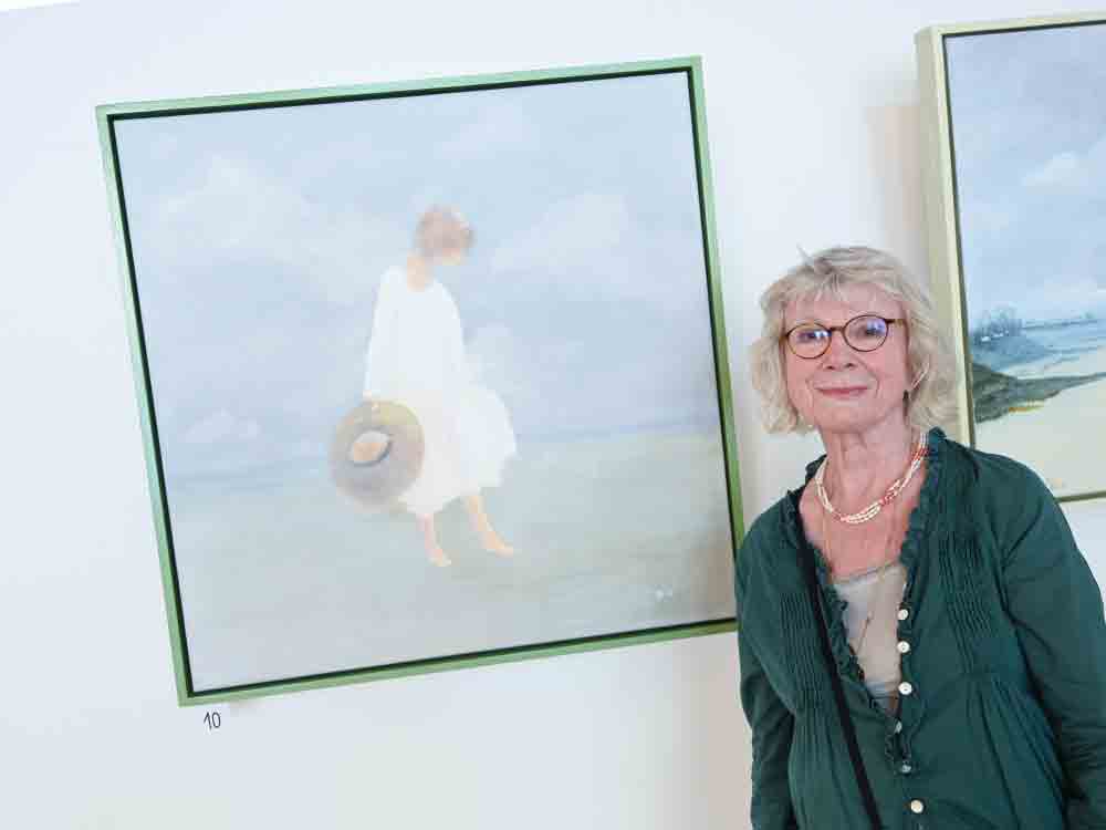 Ausstellung Impressionen von Monika Brors im Foyer der Bezirksregierung Münster, 8. bis 26. August 2022
