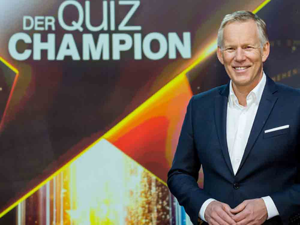 Der Quiz Champion im ZDF, Johannes B. Kerner moderiert Spenden Special für Deutsche Krebshilfe Der Quiz Champion im ZDF, Johannes B. Kerner moderiert Spenden Special für Deutsche Krebshilfe