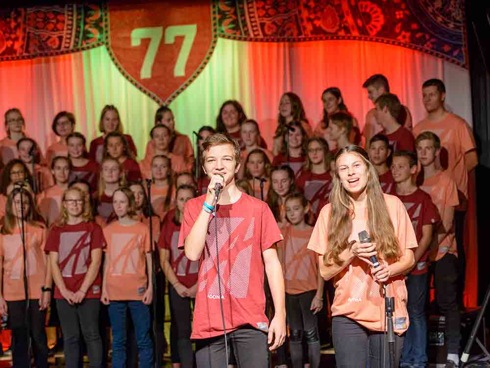 Lippstadt, Adonia, Das Musical 77, die Musical Camp Teilnehmer zeigen was sie können, 6. Oktober 2022