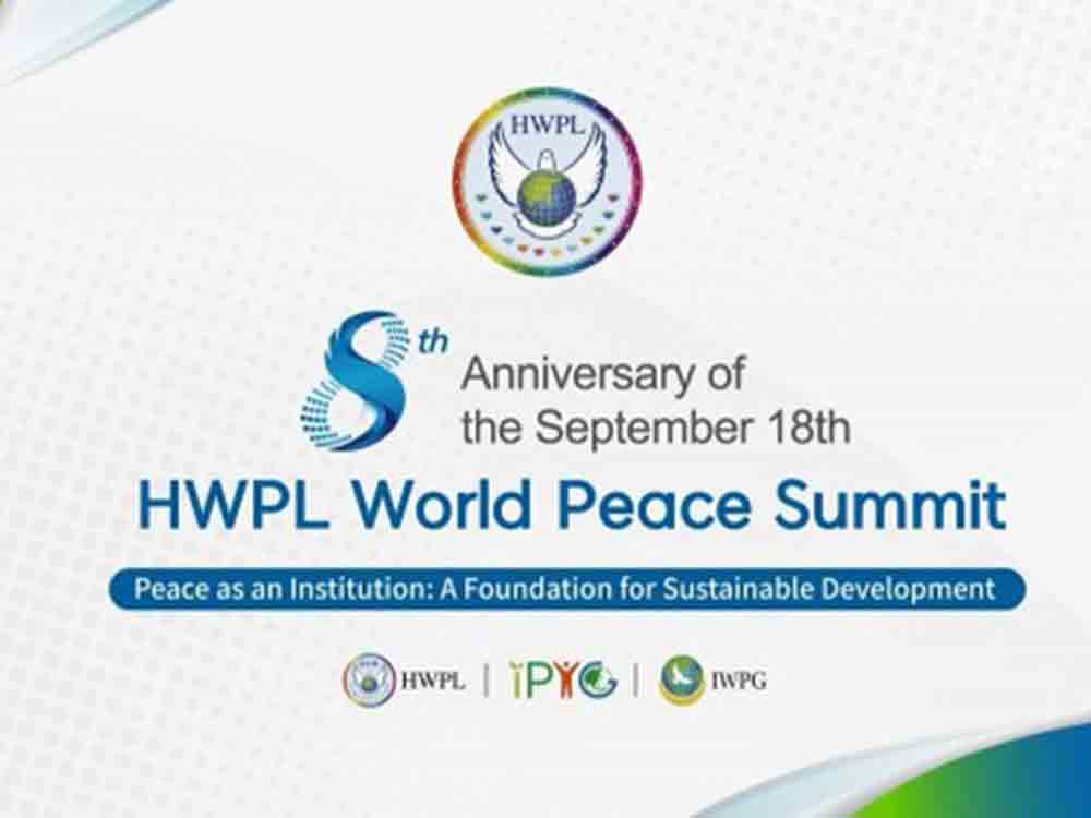 Weltfriedensgipfel, Vereinte Stimmen für Frieden als Institution, 18. September 2022