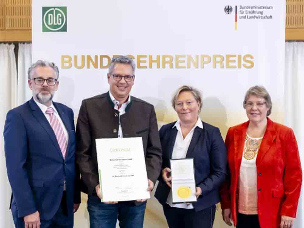 Bundesehrenpreis in Gold für Birkenhof Brennerei