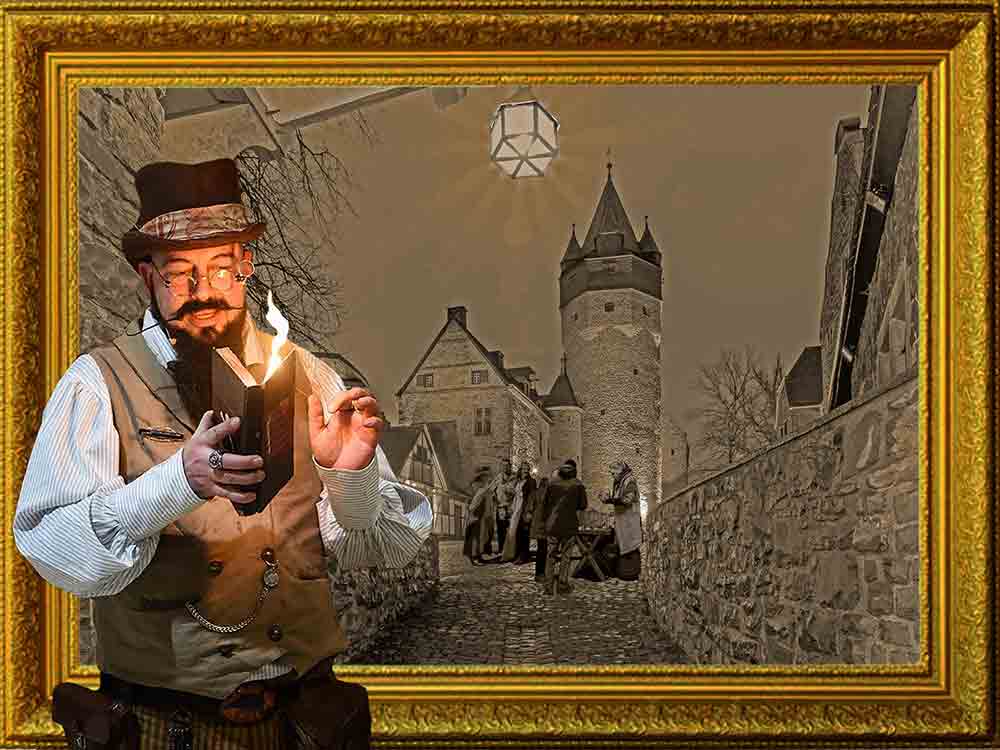 Märkischer Kreis, Wintermezzo auf Burg Altena, Oberer Burghof verwandelt sich zu Theaterszenerie, 25. bis 27. November 2022