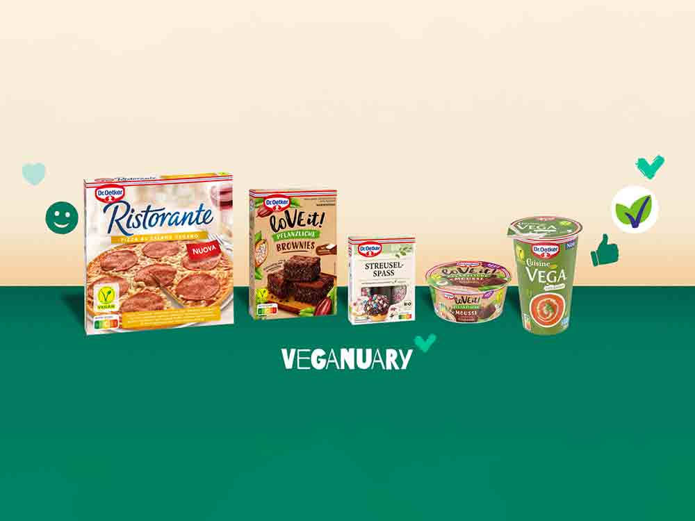 Kleine Schritte machen den großen Unterschied, Dr. Oetker ist auch in 2023 wieder beim Veganuary dabei Kleine Schritte machen den großen Unterschied, Dr. Oetker ist auch in 2023 wieder beim Veganuary dabei