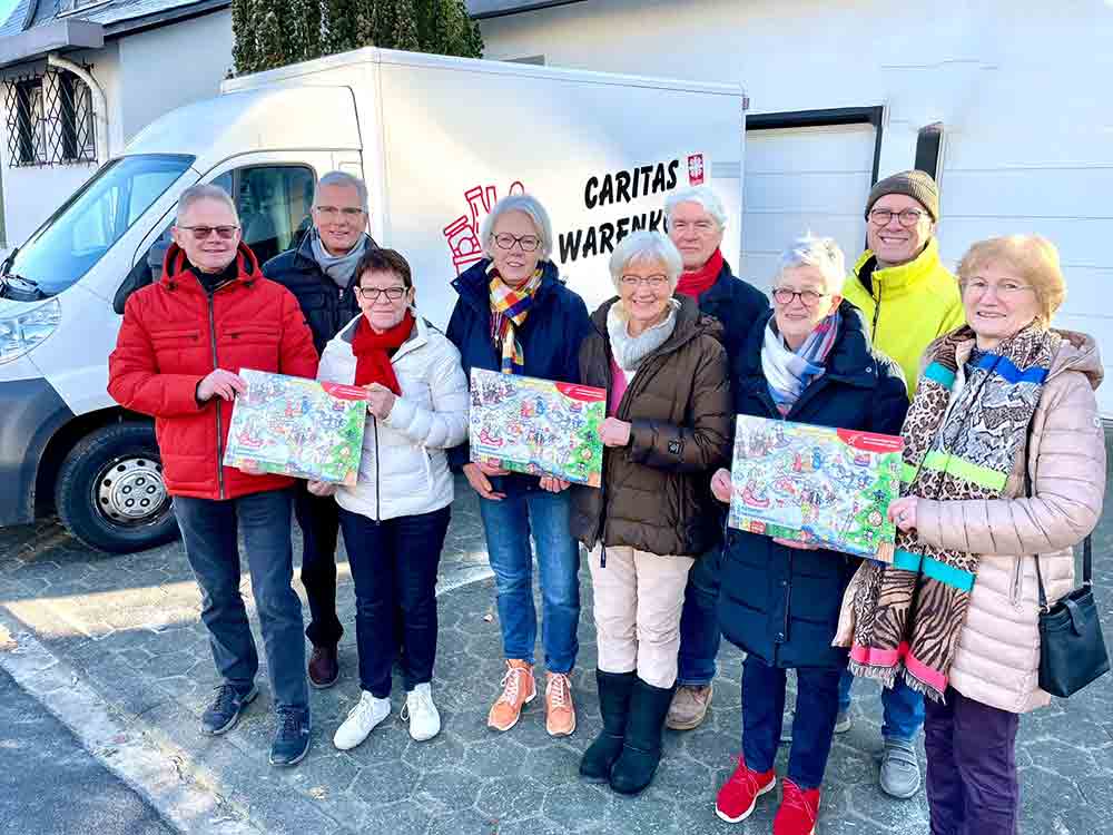 Rietberg, 18.000 Euro für wertvolle Arbeit der Caritas, Erlös aus Adventskalenderverkauf: Spende der Bürgerstiftung