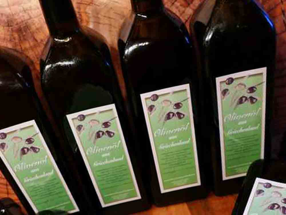 Flüssiges Gold verschenken, Olivenöl aus Griechenland