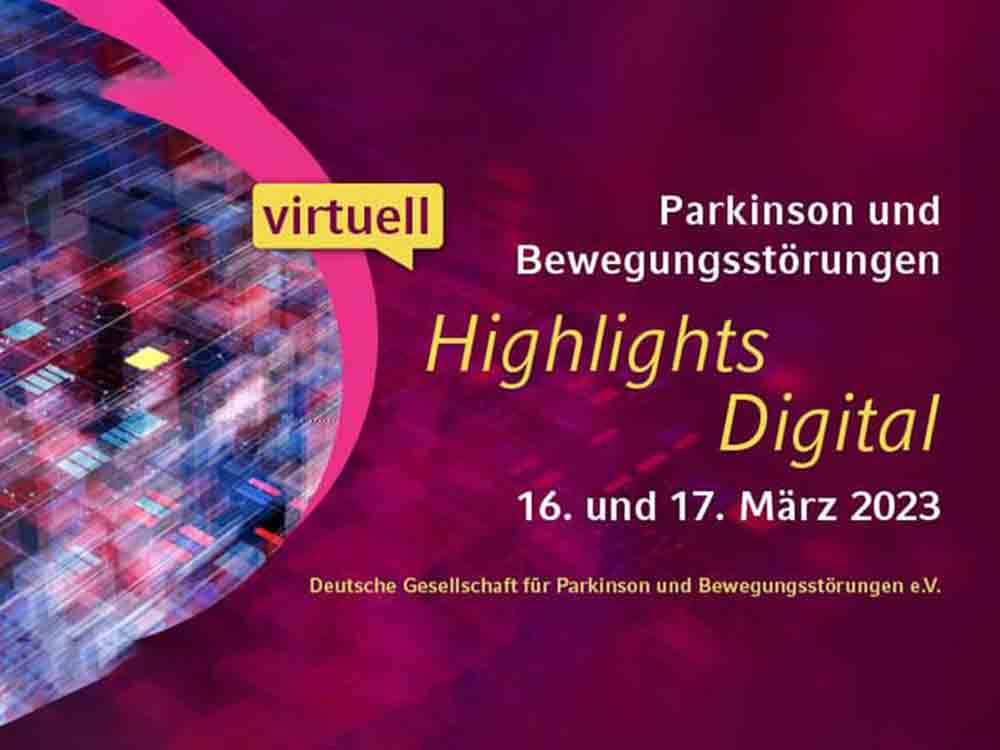 Parkinson Update 2023, digitaler Fachkongress am 16. und 17. März 2023