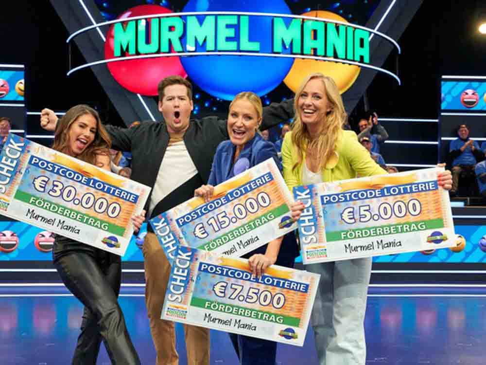 Murmel Mania, Postcode Lotterie verlost 2 Millionen Euro in Finalshow
