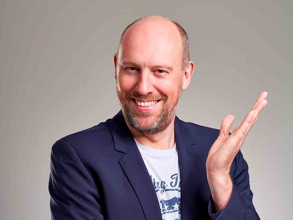 Lippstadt, Sven Pistor hat »Ein Herz für Vollpfosten«, seine neue Fußball Stand up Show, 3. März 2023 Lippstadt, Sven Pistor hat »Ein Herz für Vollpfosten«, seine neue Fußball Stand up Show, 3. März 2023