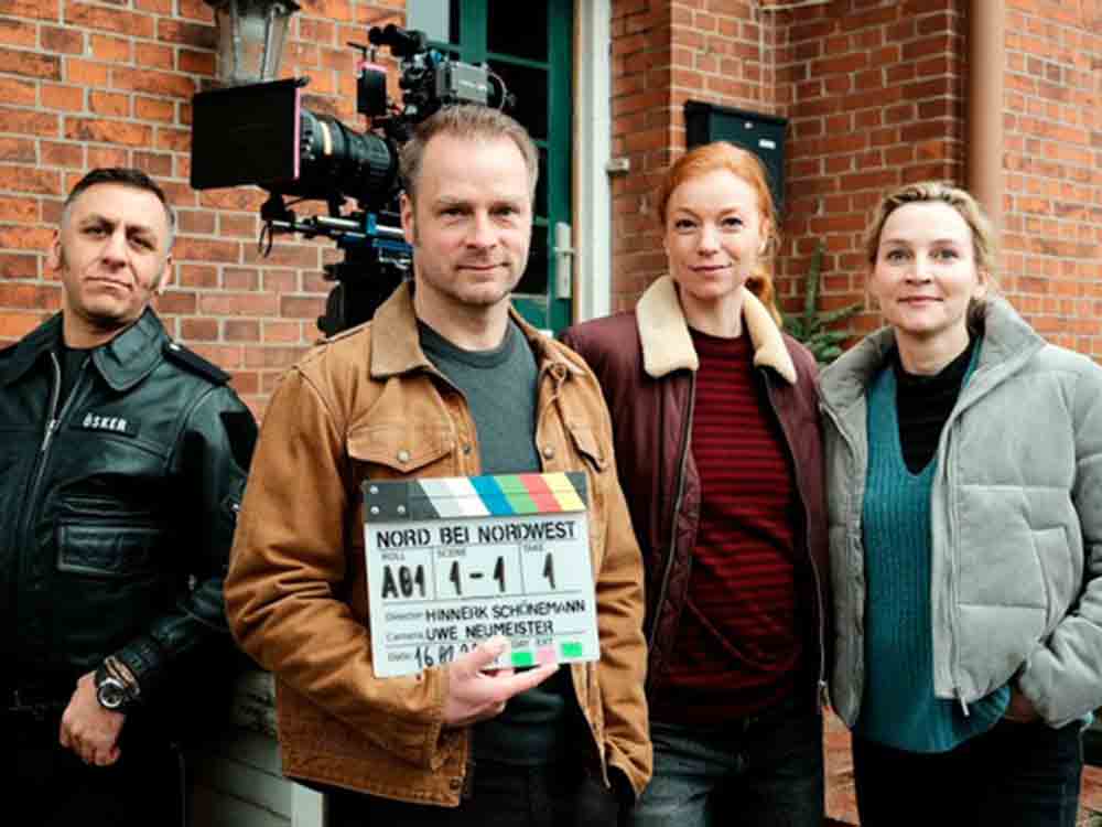 NDR, Dreh für neue Folge der Erfolgsreihe »Nord bei Nordwest« mit Hinnerk Schönemann, Jana Klinge und Marleen Lohse, Schönemann führt erneut Regie NDR, Dreh für neue Folge der Erfolgsreihe »Nord bei Nordwest« mit Hinnerk Schönemann, Jana Klinge und Marleen Lohse, Schönemann führt erneut Regie