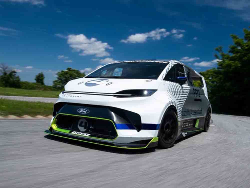 Vollelektrischer Ford Super Van 4 wird beim legendären Pikes Peak International Hill Climb in den USA teilnehmen Vollelektrischer Ford Super Van 4 wird beim legendären Pikes Peak International Hill Climb in den USA teilnehmen