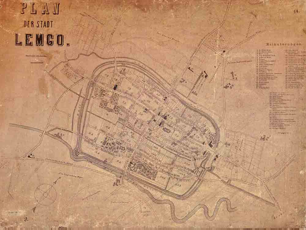 Volkshochschule Detmold Lemgo, Mitmachprojekt zu historischen Orten anhand des Stadtplanes von 1885, ab 23. März 2023 Volkshochschule Detmold Lemgo, Mitmachprojekt zu historischen Orten anhand des Stadtplanes von 1885, ab 23. März 2023