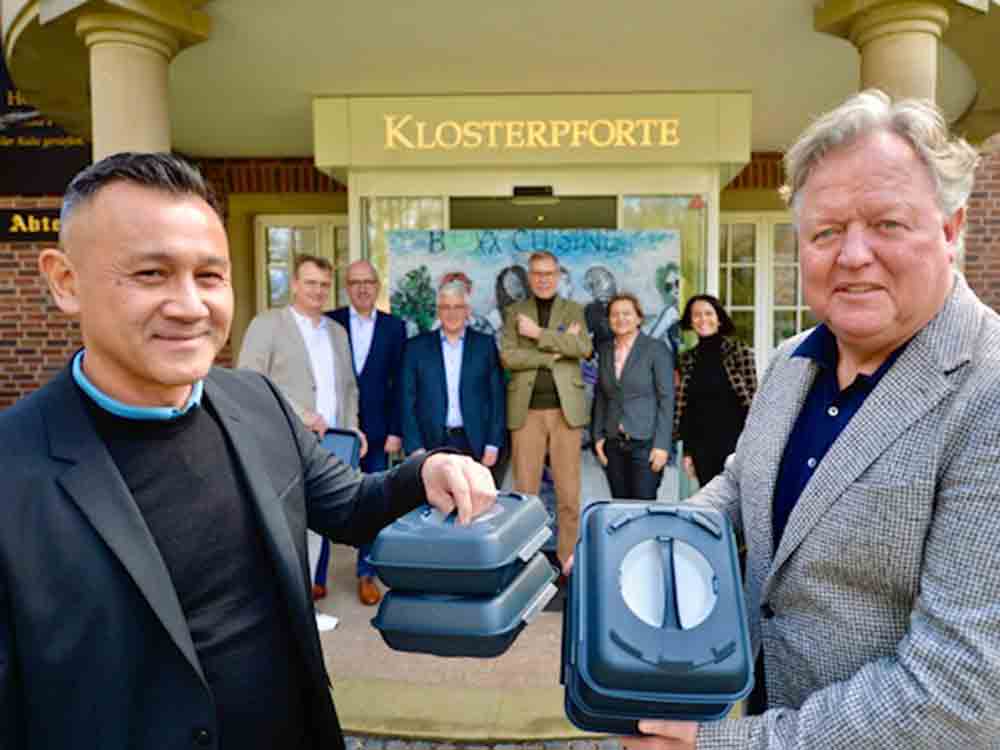 Kreis Gütersloh, Mehrweg Plastikbehälter für To Go und Delivery jetzt auch bei der Hotel Residence Klosterpforte Marienfeld