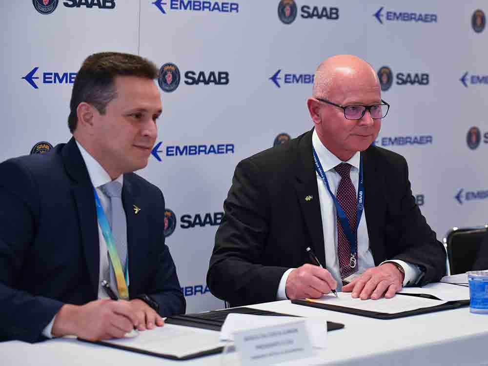 Saab and Embraer Announce Memorandum of Understanding for New Opportunities