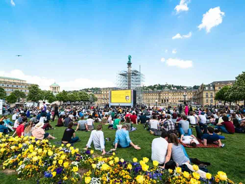 Mauerflimmern, Sommer, Sonne, Open Air Kino im Innenhof des Kulturforums Fürth, 13. Juli bis 19. August 2023