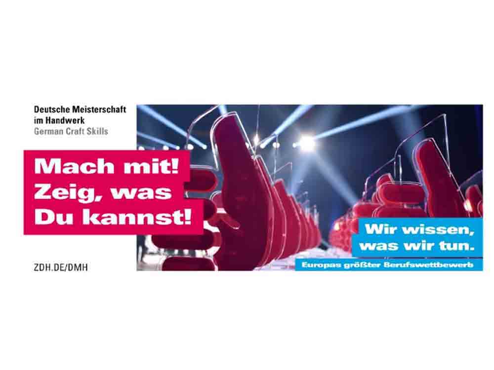 Zeigen, was man kann: Startschuss zur Deutschen Meisterschaft im Handwerk, Anmeldeschluss am 31. August 2023