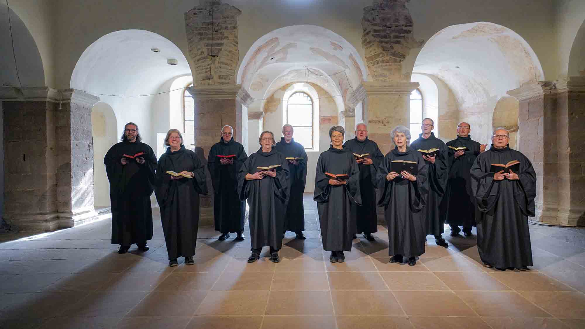 Klosterlandschaft OWL: Gregorianik und Orgel, Abschlusskonzert des Klostersommers 2023 in Corvey, 13. August 2023 Klosterlandschaft OWL: Gregorianik und Orgel, Abschlusskonzert des Klostersommers 2023 in Corvey, 13. August 2023