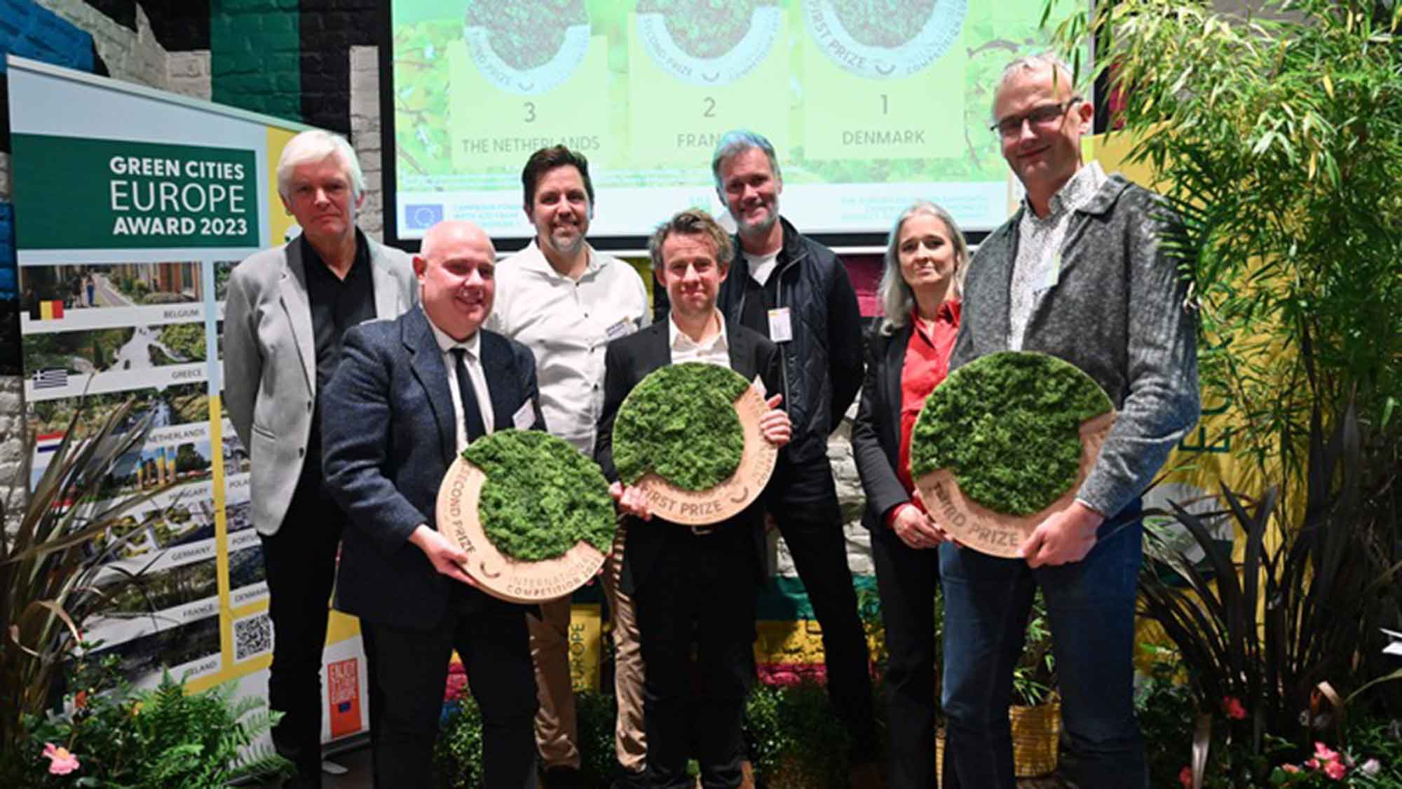 Bund deutscher Baumschulen (BDB), mehr grüne Städte für Europa: Dänemark gewinnt den »Green Cities Europe Award« 2023