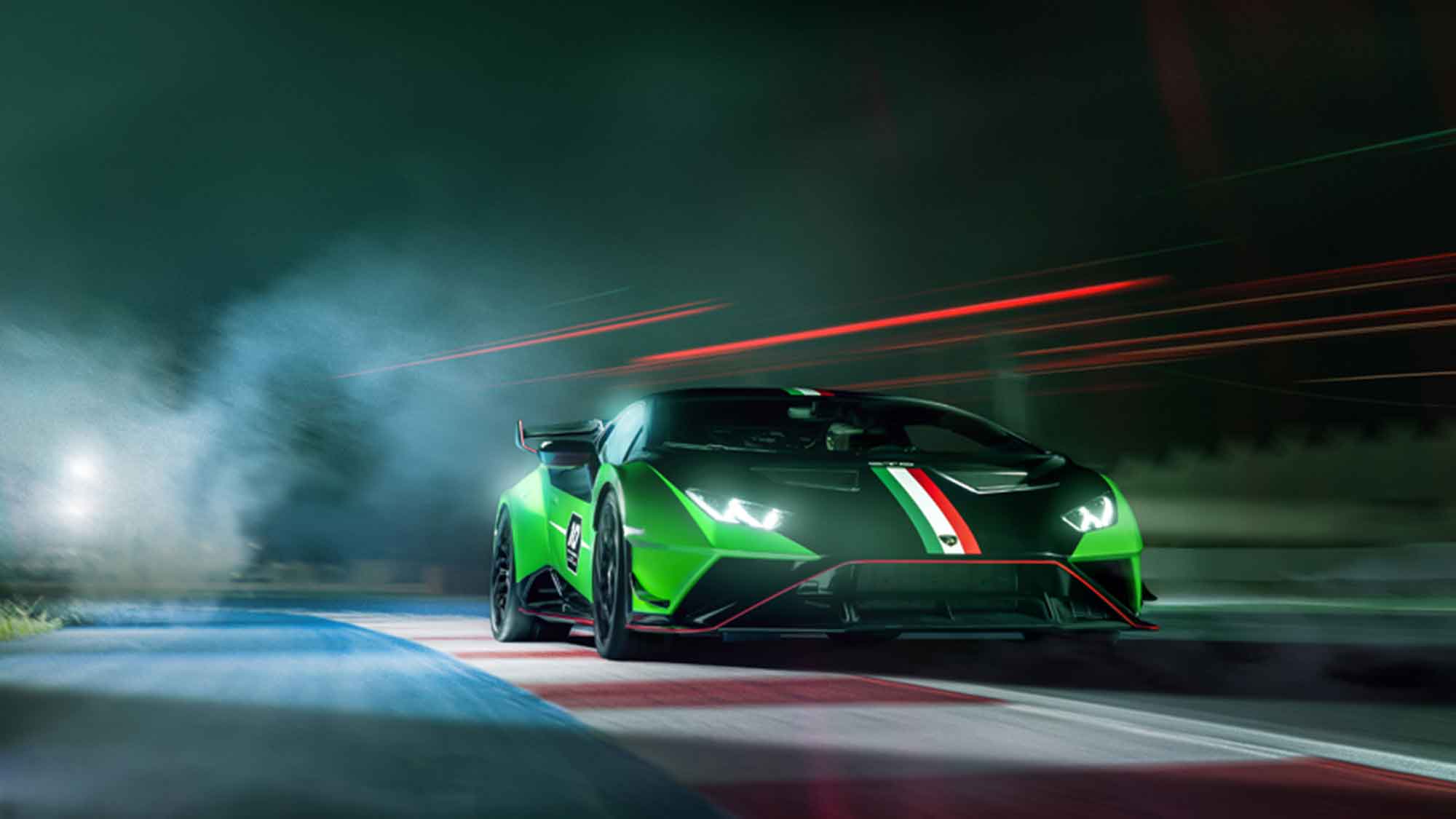 Lamborghini präsentiert den Huracán STO SC 10° Anniversario bei den Lamborghini World Finals 2023 in Vallelunga