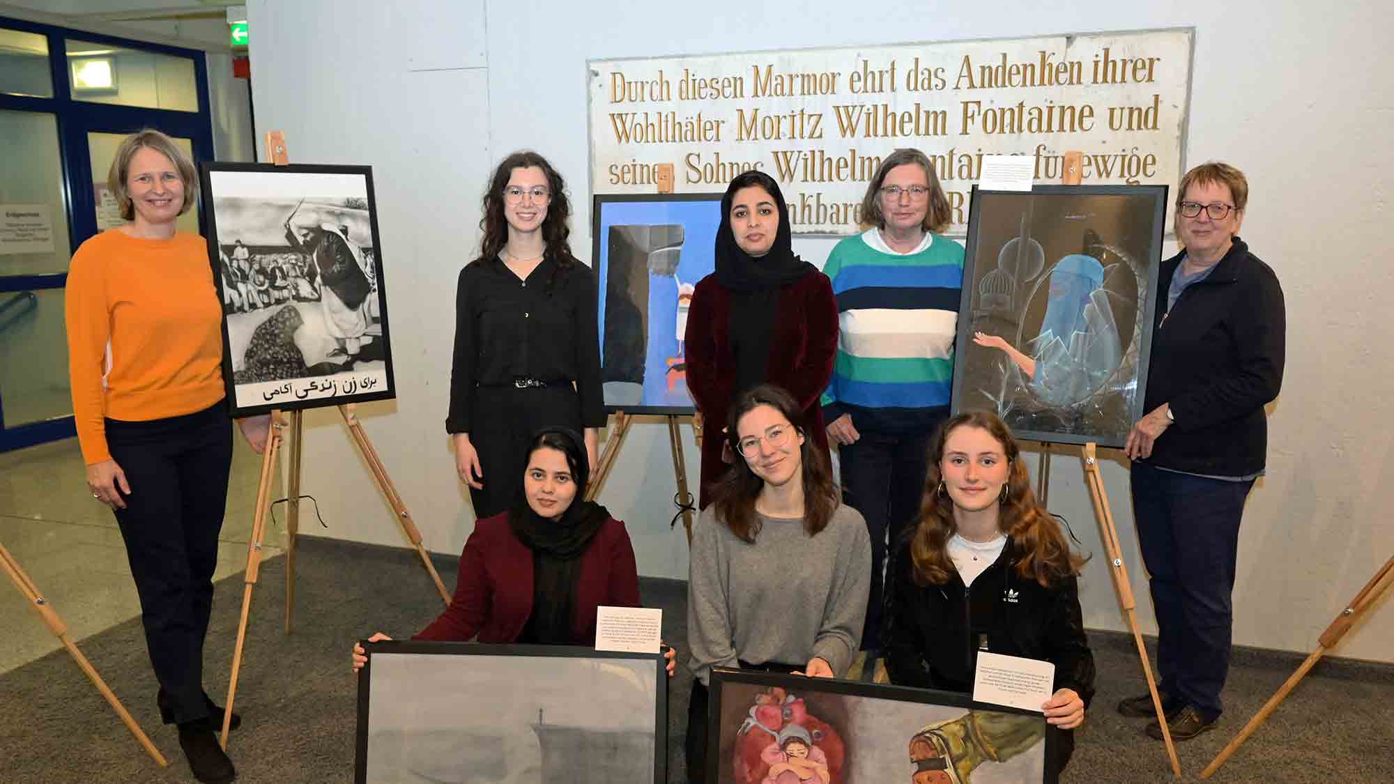 Ausstellungseröffnung »Hope in Darkness« im Rathausfoyer Rheda Wiedenbrück