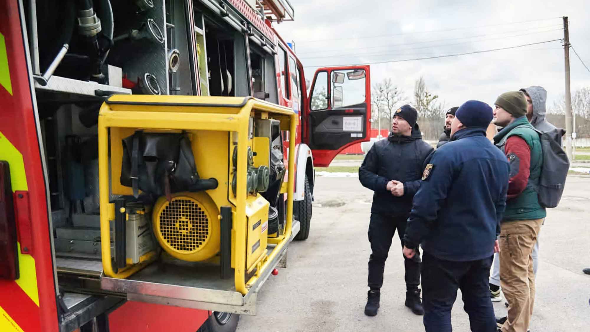 Feuerwehrfahrzeug der Stadt Gütersloh im »Krisengebiet« der Ukraine angekommen Feuerwehrfahrzeug der Stadt Gütersloh im »Krisengebiet« der Ukraine angekommen