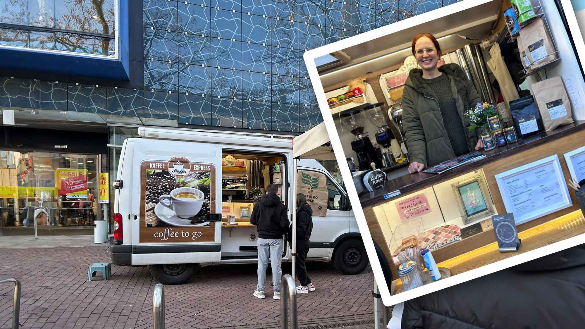 Gütersloh, »C City« (Coffee City) dank Steffis Kaffee Express, der Mobilen Barista für OWL, Espresso, Chai, Schokolade Gütersloh, »C City« (Coffee City) dank Steffis Kaffee Express, der Mobilen Barista für OWL, Espresso, Chai, Schokolade