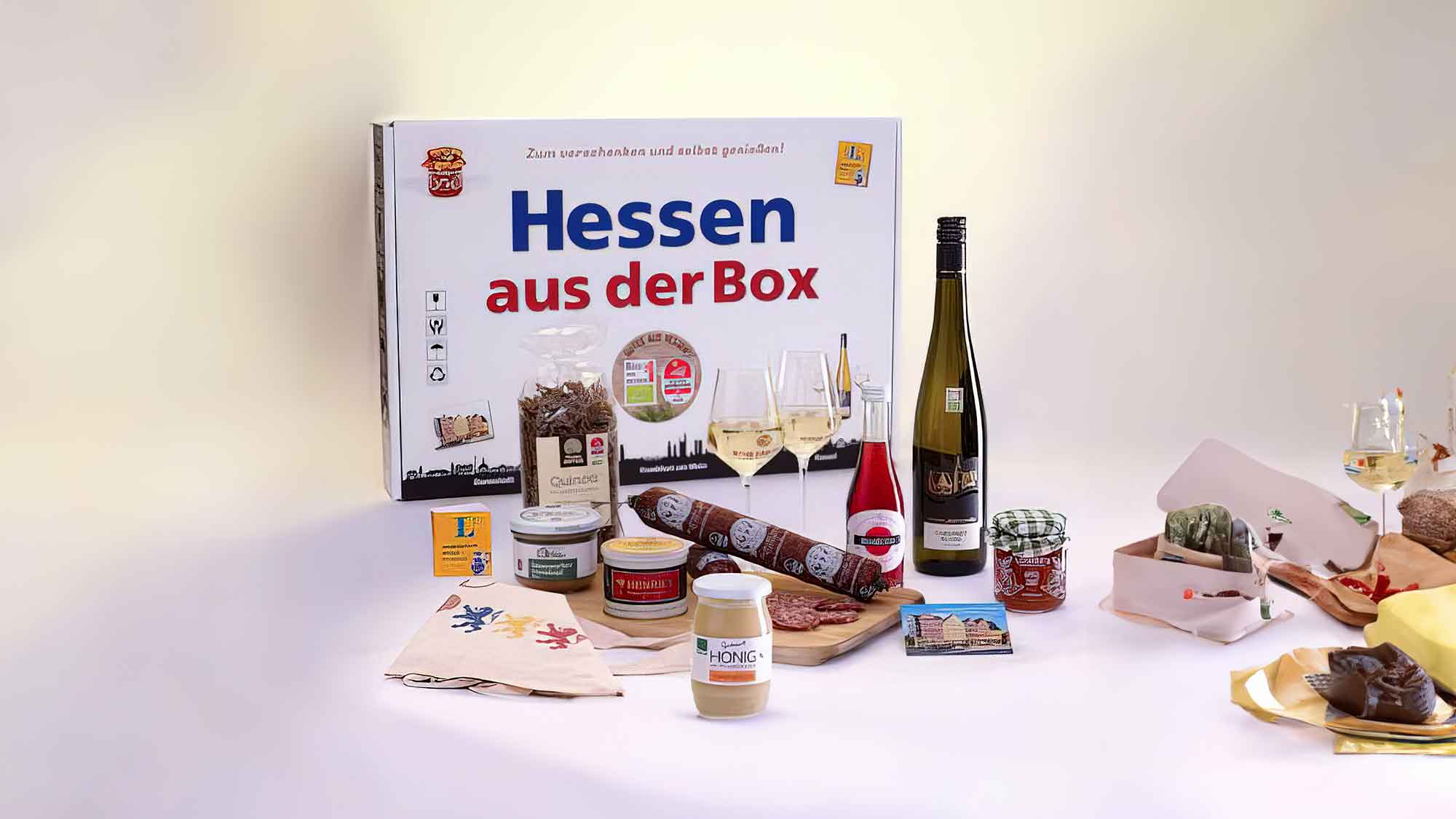 Hessen aus der Box: Ein neuer Onlineshop präsentiert hochwertige Geschenkboxen mit hessischen Spezialitäten