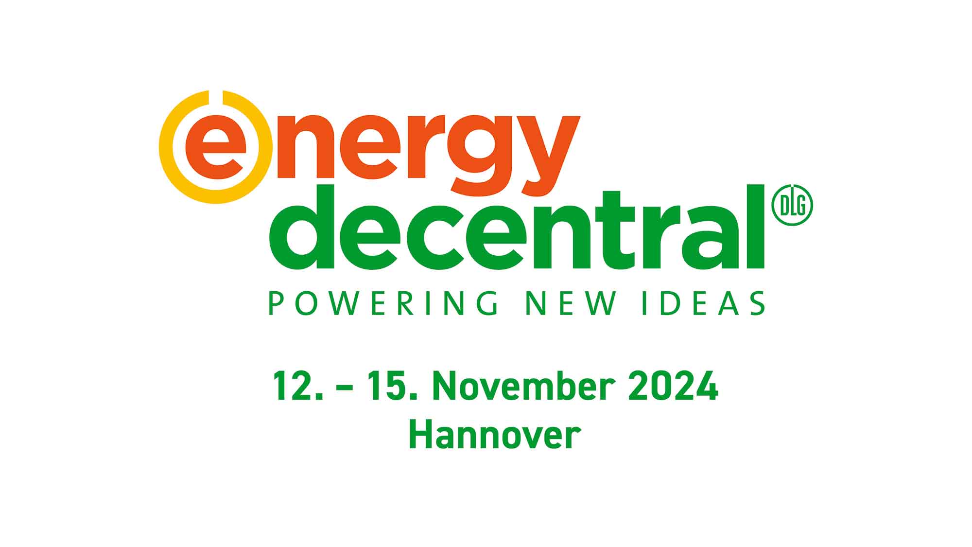 »EnergyDecentral« 2024: »Powering new ideas«, 12. bis 15. November 2024
