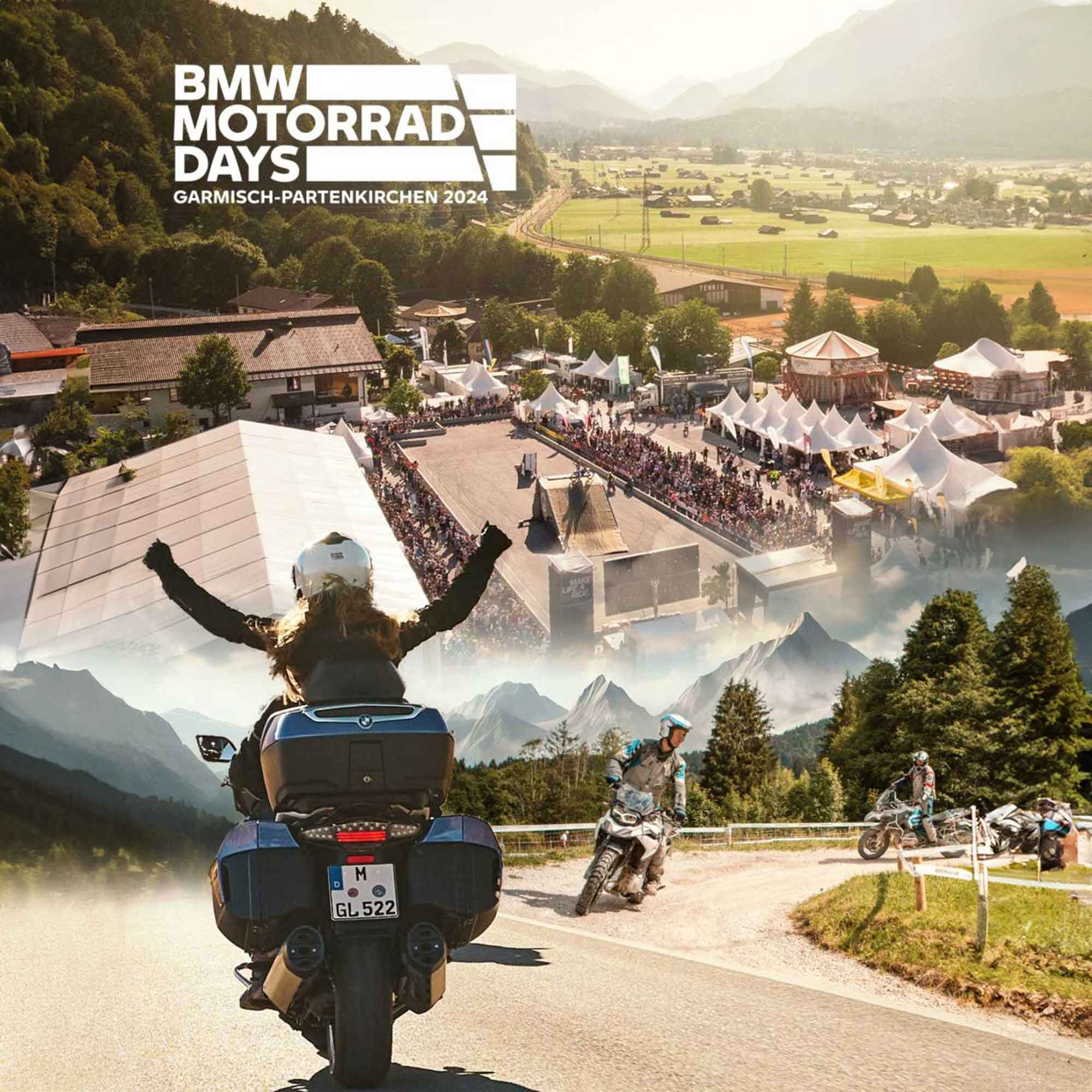 BMW Motorrad bringt die BMW Motorrad Days zurück nach Garmisch Partenkirchen, 5. bis 7. Juli 2024