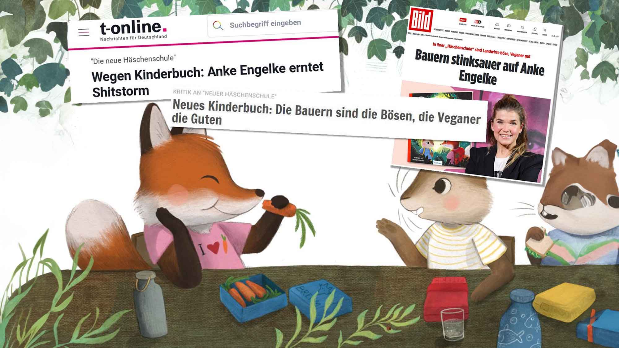 Anke Engelke erregt mit ihrem Fuchs die Landwirtschaft