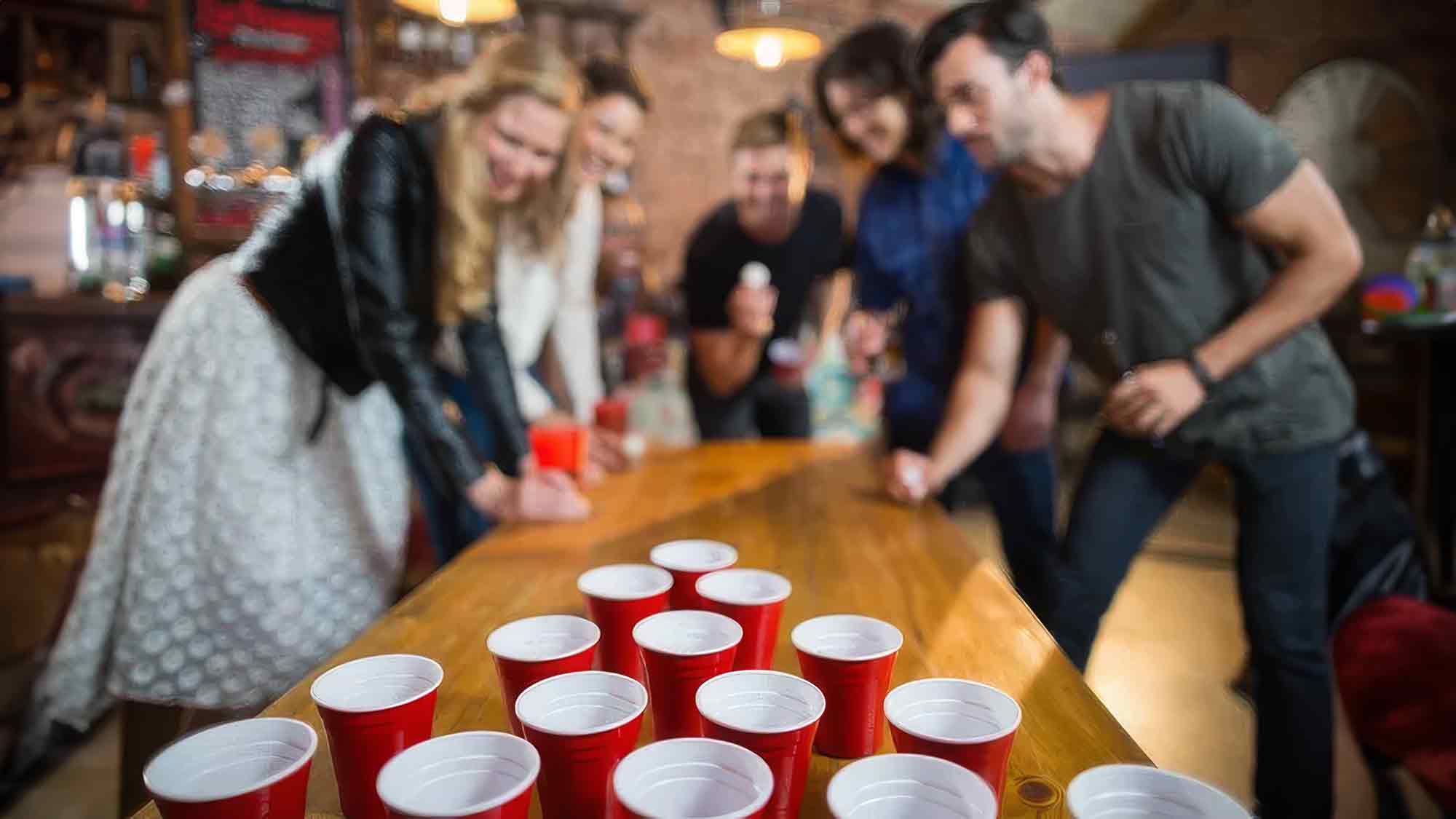 1. Gütersloher Beer Pong Turnier, vom amerikanischen Saufspiel zum ostwestfälischen Nervenkitzel, 7. September 2024 1. Gütersloher Beer Pong Turnier, vom amerikanischen Saufspiel zum ostwestfälischen Nervenkitzel, 7. September 2024