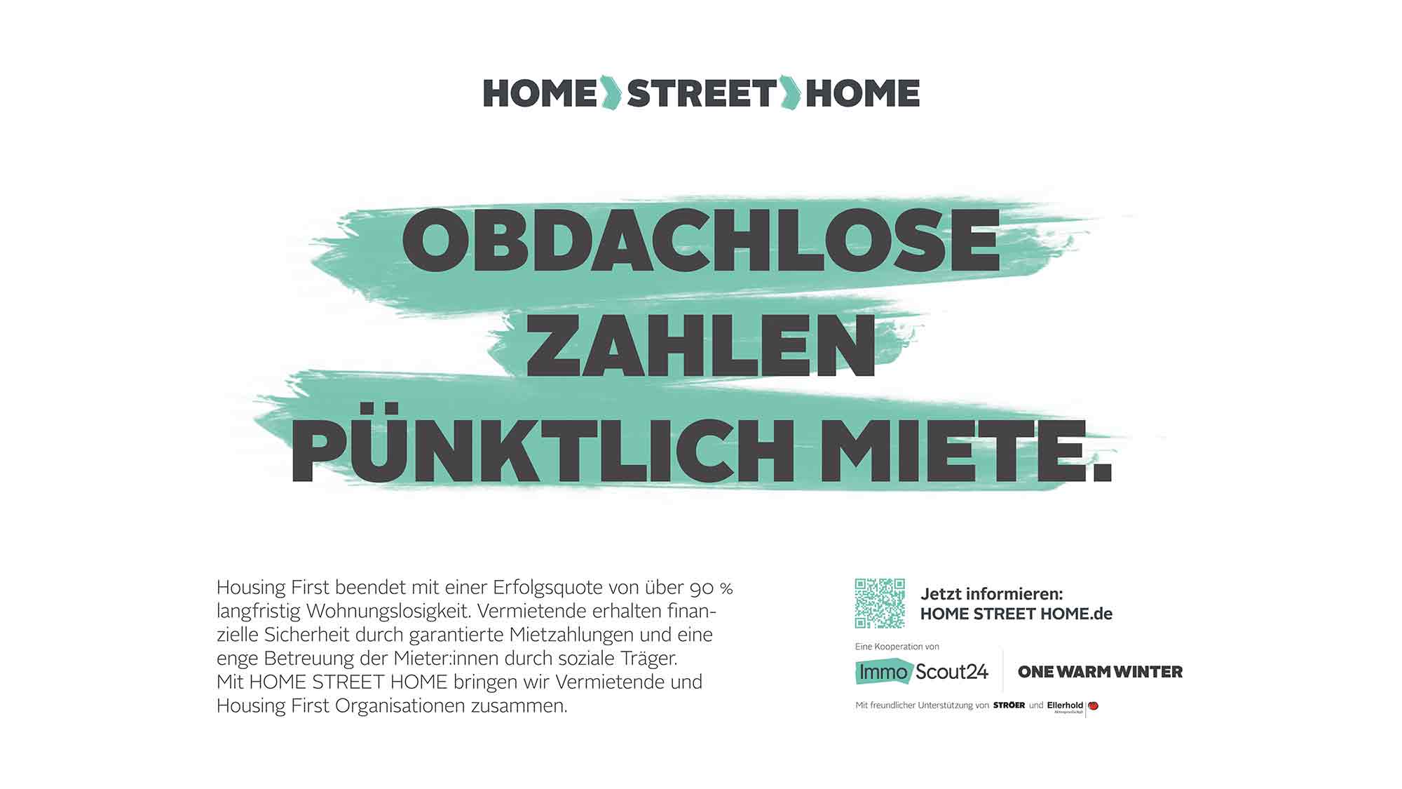 Obdachlose zahlen pünktlich Miete – »ImmoScout24« unterstützt Housing First Organisationen mit neuer Kampagne Obdachlose zahlen pünktlich Miete – »ImmoScout24« unterstützt Housing First Organisationen mit neuer Kampagne